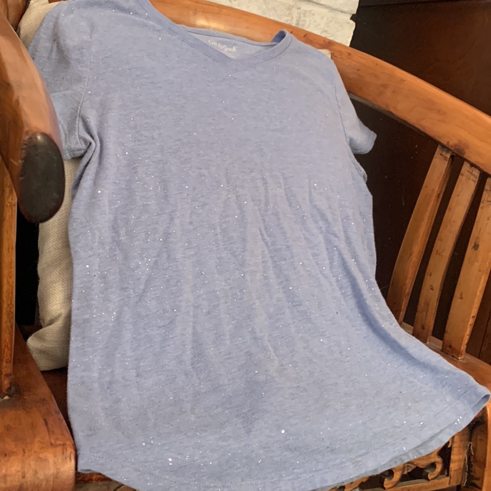 Cat and Jack glitter shirt